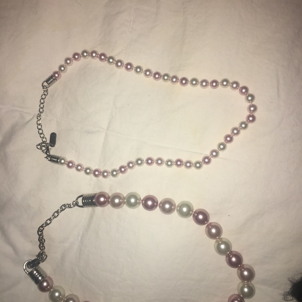 Light Pink Statement Necklaces - image 8